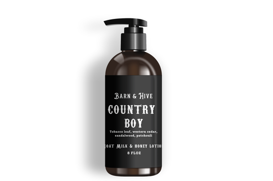 Goat Milk & Honey Lotion for Men: Country Boy