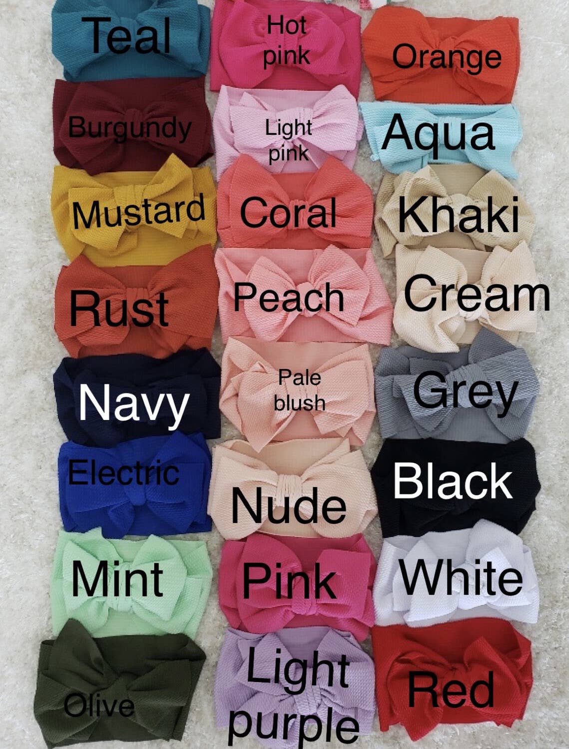 Waffle Head Wraps: Aqua