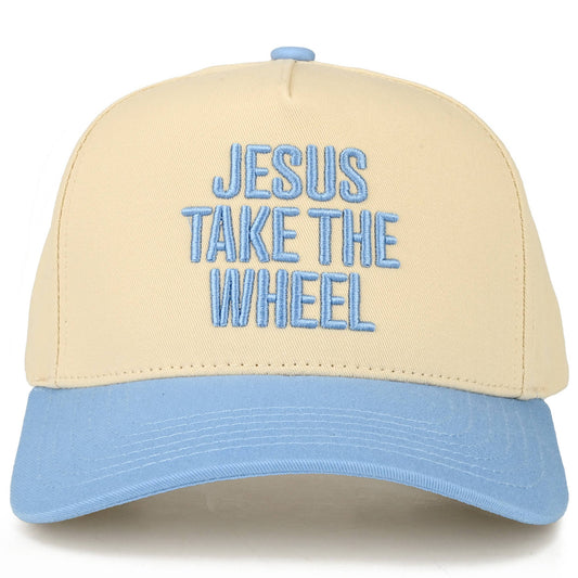 JESUS TAKE THE WHEEL Trucker Hat