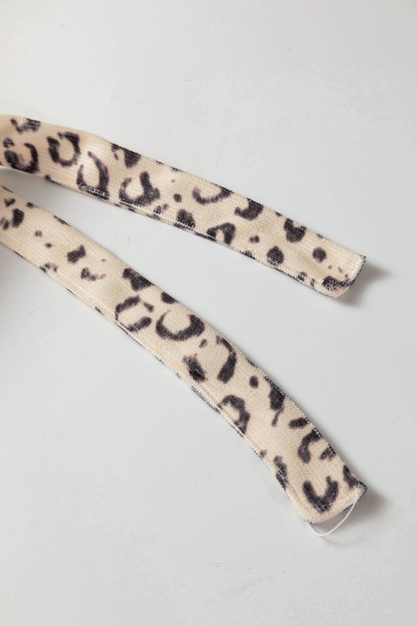 Apricot Leopard Print Knot Side Sleeveless Vest Top