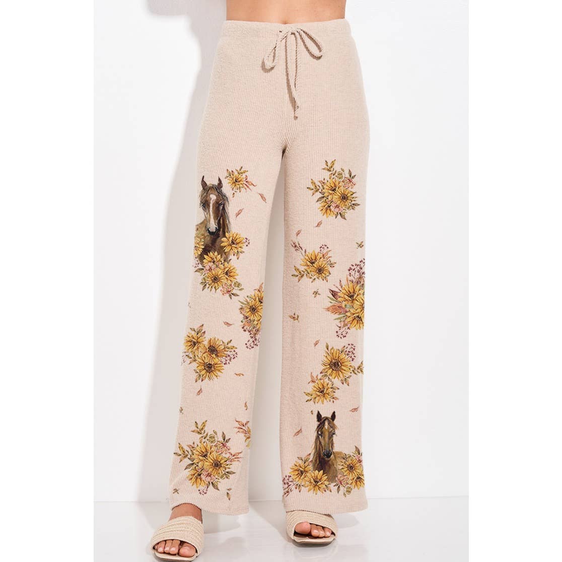 Horse Sunflower Loungewear Set
