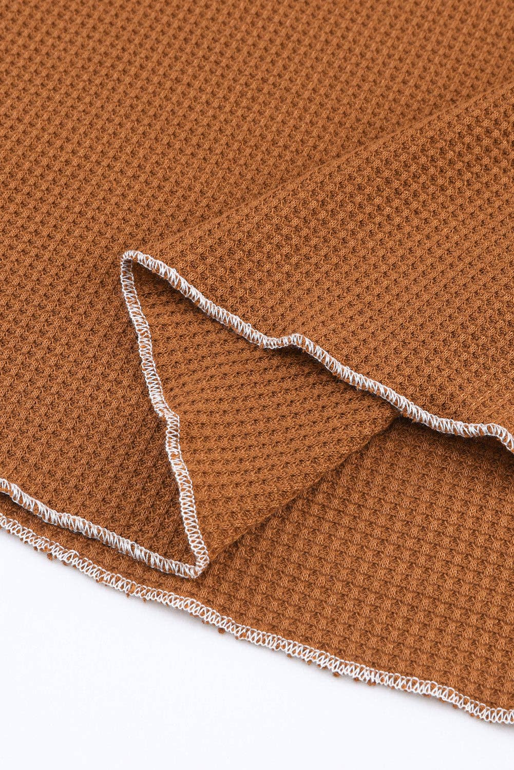 Long Sleeve Top: Brown