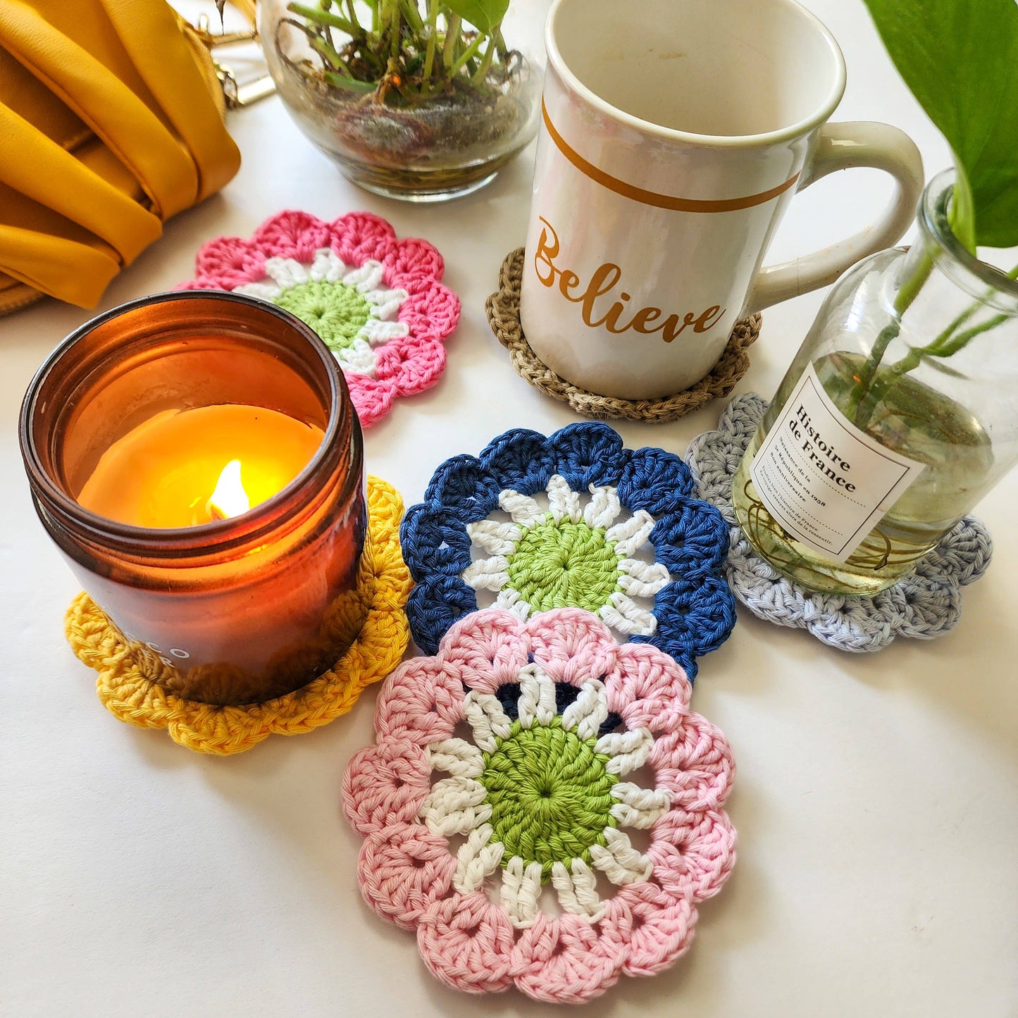 Handwoven Coaster Set