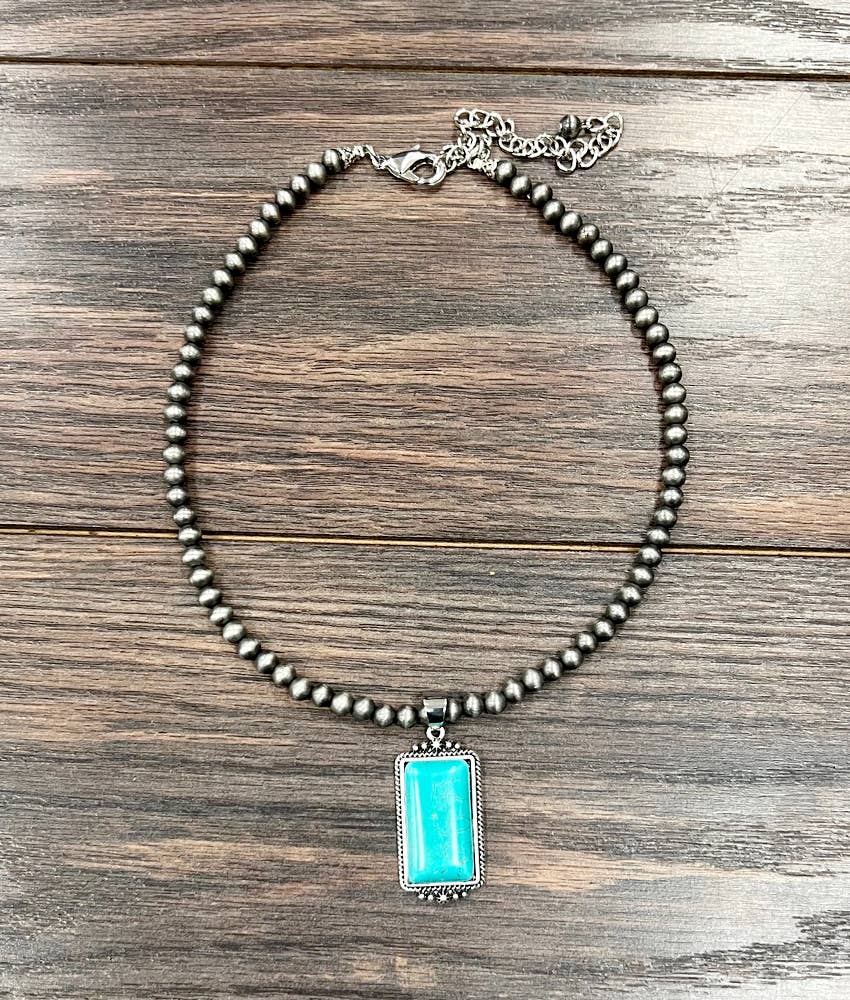 Handmade Navajo, Turquoise Necklace