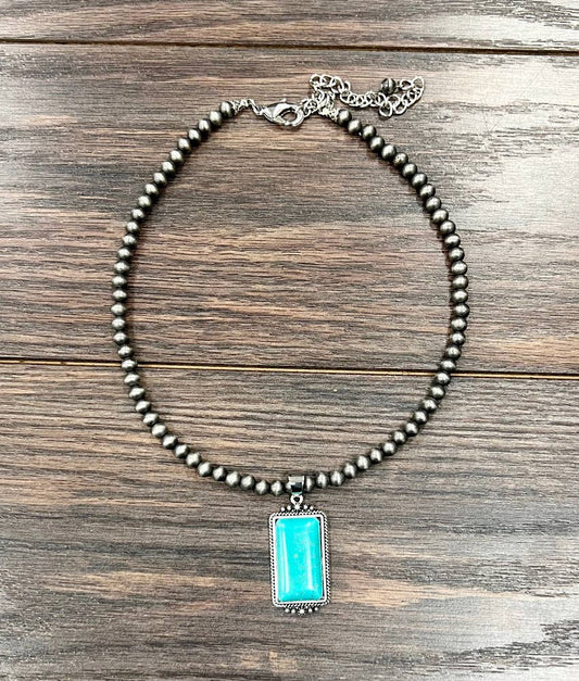 Handmade Navajo, Turquoise Necklace