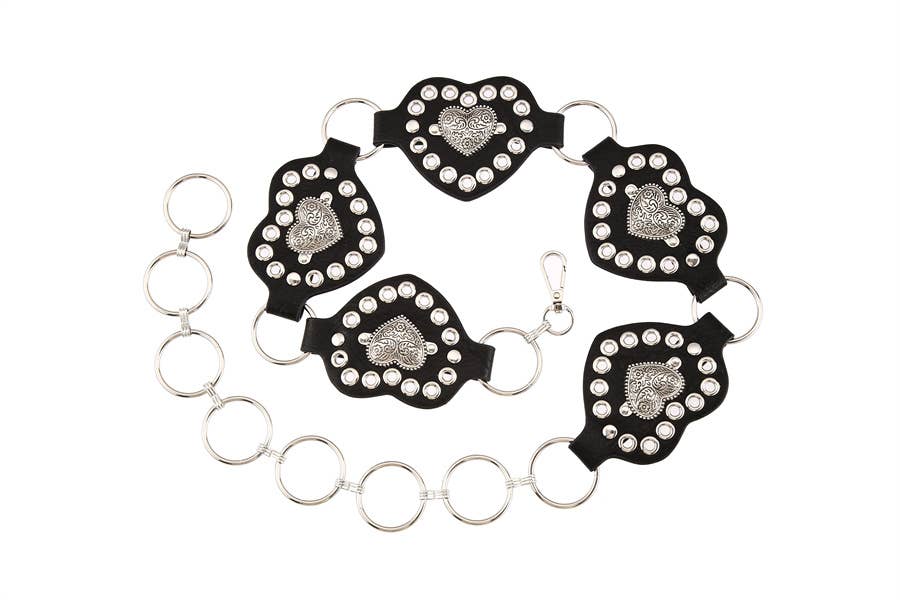 Heart Concho Belt