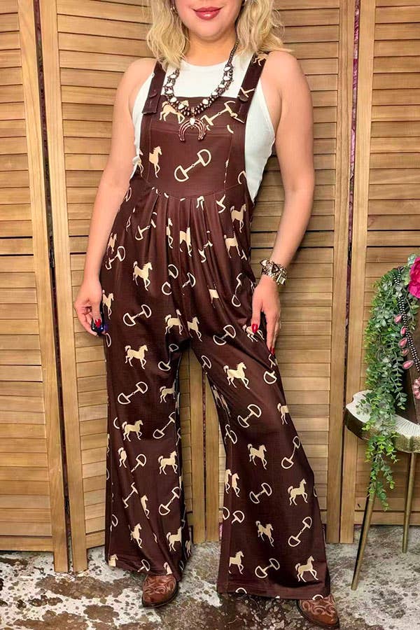 Western Chic Wide Leg Jumpsuit
