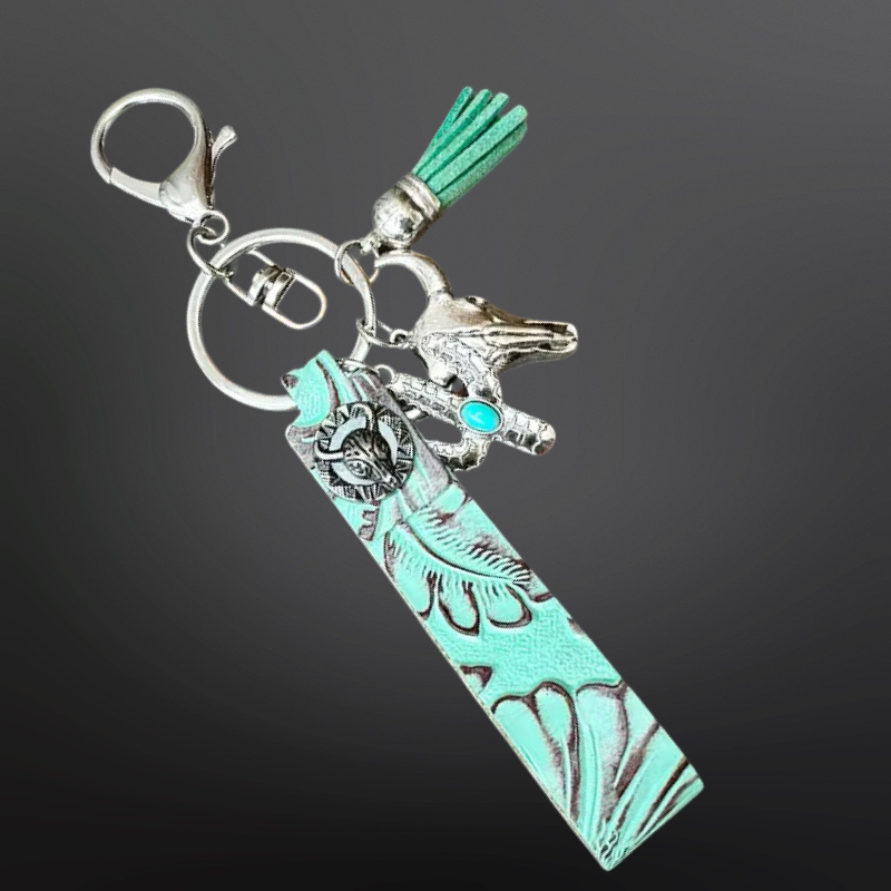 Brown Sunflower Keychain