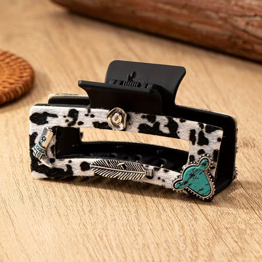 Cowhide Claw Clip