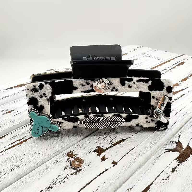 Cowhide Claw Clip