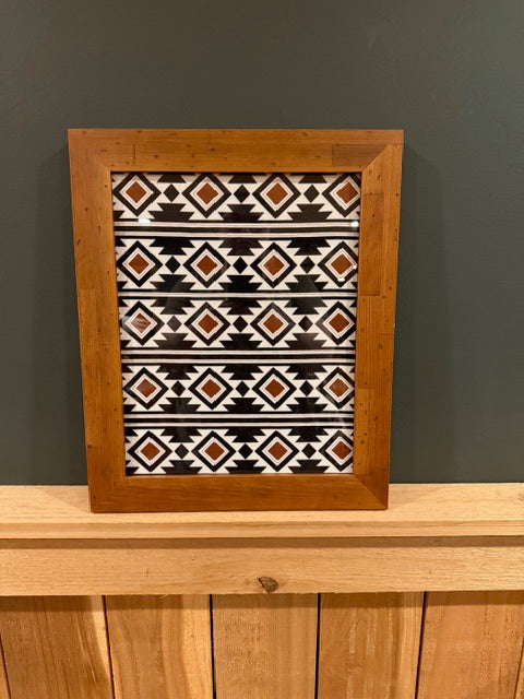 Aztec Inspired Framed Art