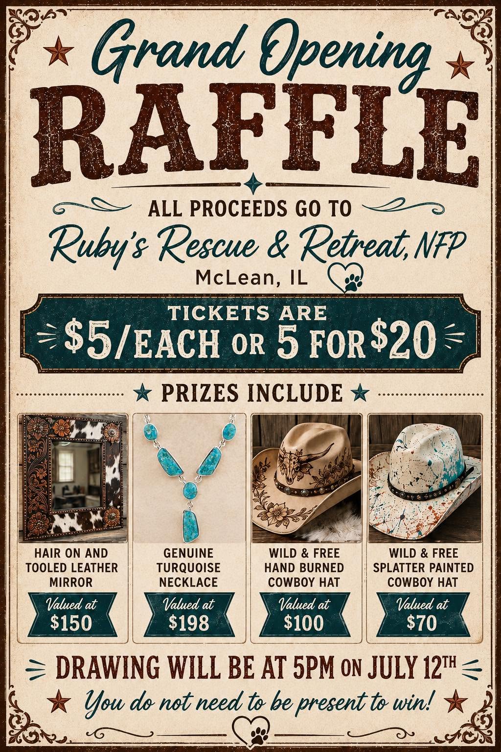 Raffle for Ruby's
