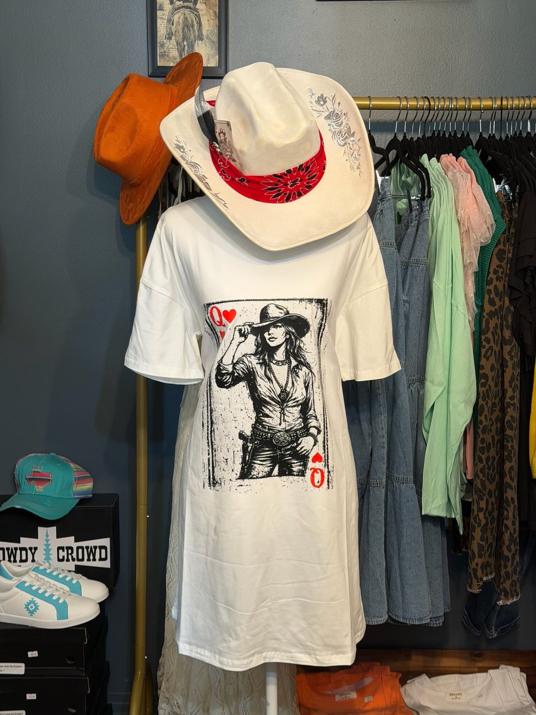 Queen of Hearts T-shirt Dress