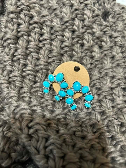Turquoise Post Earrings